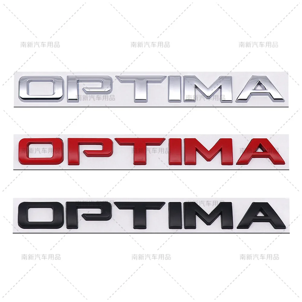 OPTIMA Labeling Is Suitable for Kia OPTIMA Body Stickers and Personalized Metal Car Stickers Emblem