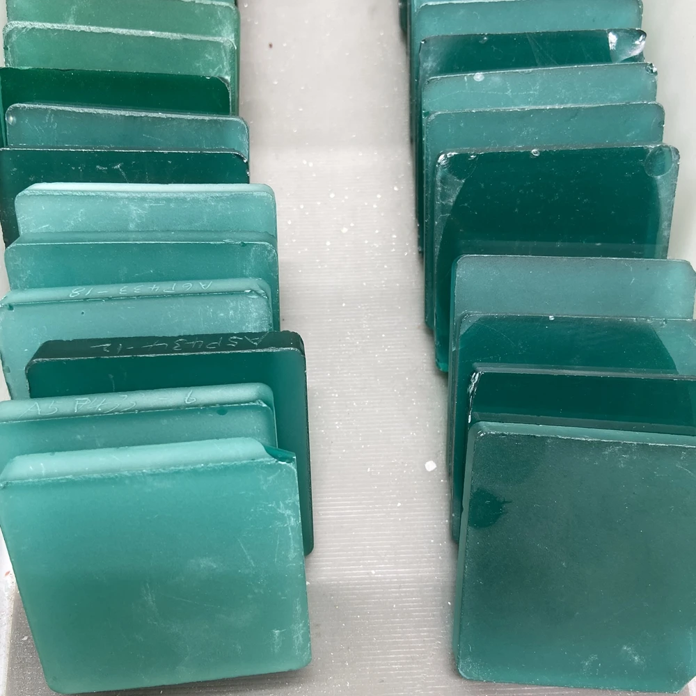 Synthetic Hydrothermal Paraiba Tourmaline Raw Yttrium Aluminum Garnet Block Material On Sale