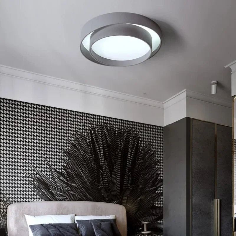 Modern Simple Bedroom LED Ceiling Light Ultra-thin Round Lighting Living Room Creative Dining Room Balcony Lighting