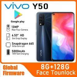 Vivo y50 Handy globale Firmware Snapdragon 6.53 Octa Core 5000 