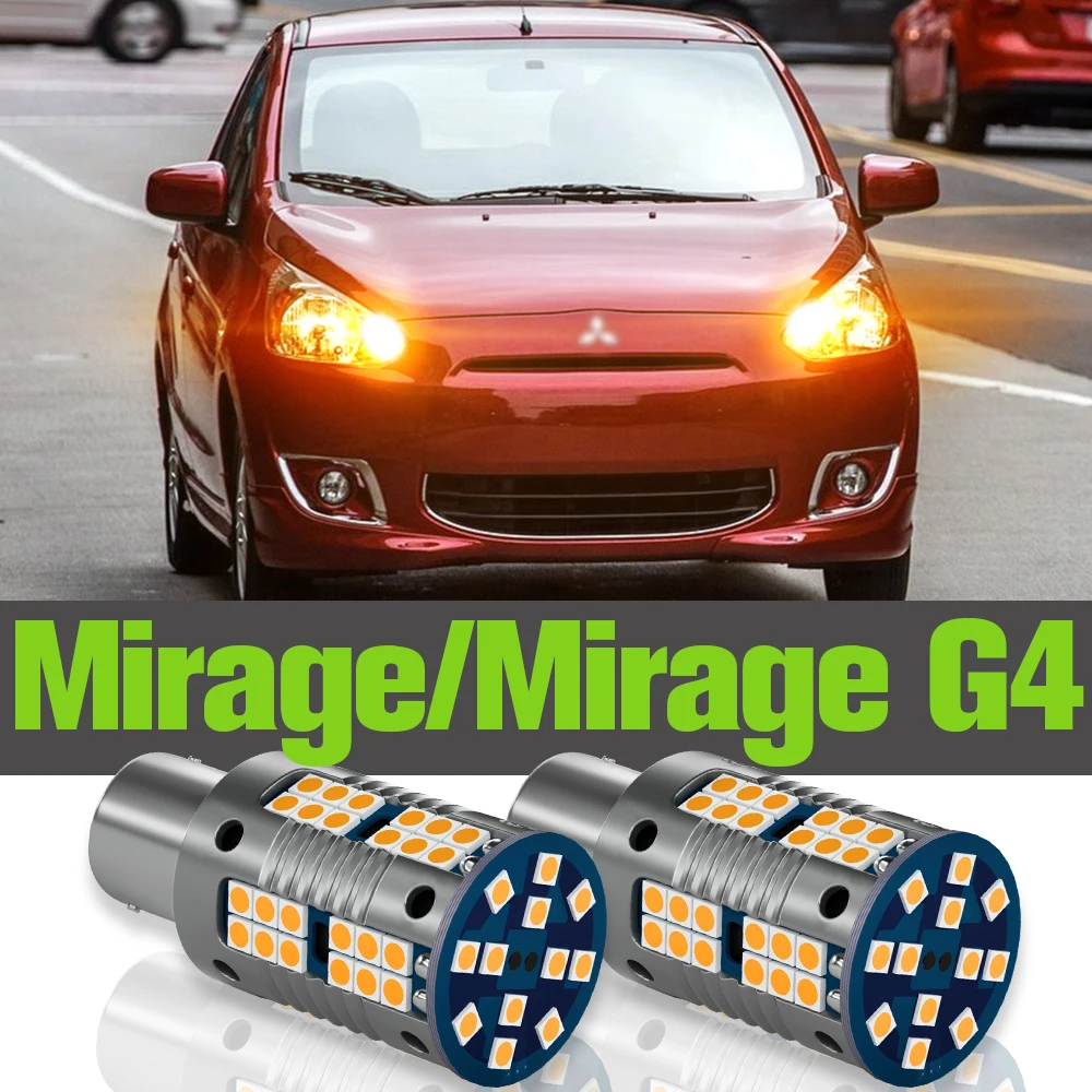 

2x LED Turn Signal Light Accessories Lamp For Mitsubishi Mirage G4 2012 2013 2014 2015 2016 2017 2018