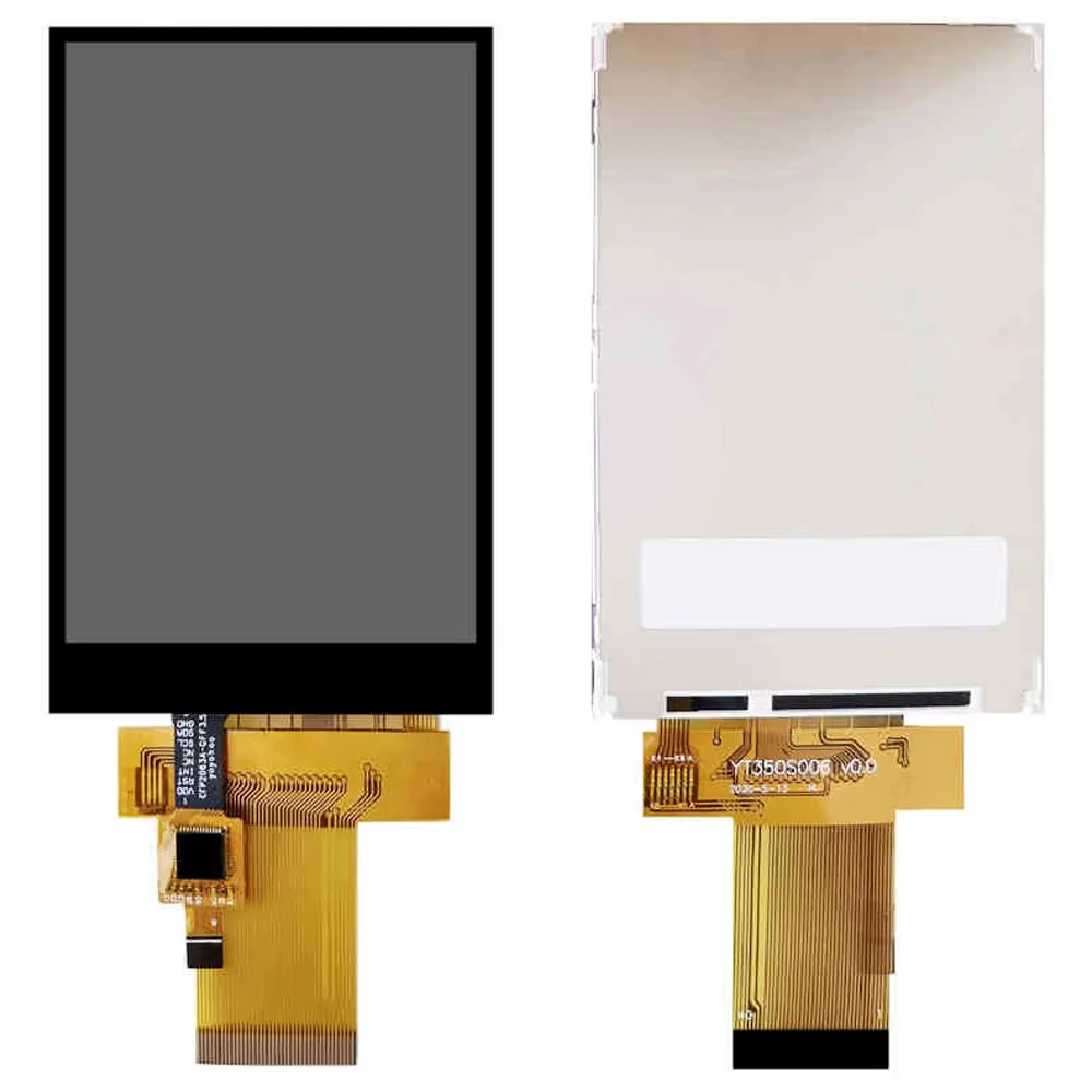 โมดูลแสดงผล LCD TFT 3.5นิ้ว320*480 ILI9488 ST7796U 40Pin พร้อมหน้าจอสัมผัสแบบ Resistive 8Pin capacitive GT911อินเตอร์เฟซ SPI