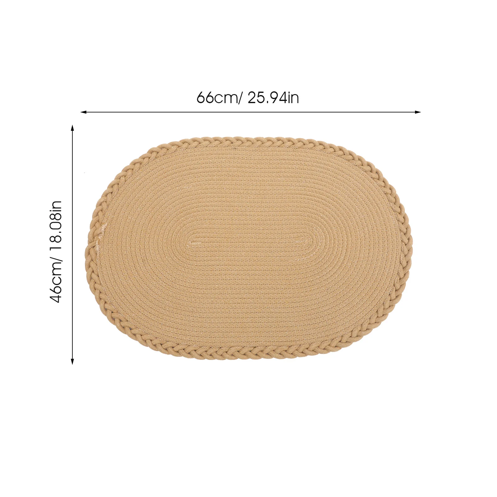 القطن حبل وسادة أرضية امتصاص الماء المضادة للانزلاق داخلي سجادة باب مدخل البساط ديكور المنسوجة وسادة أرضية المنزل سجادة ضد الإنزلاق