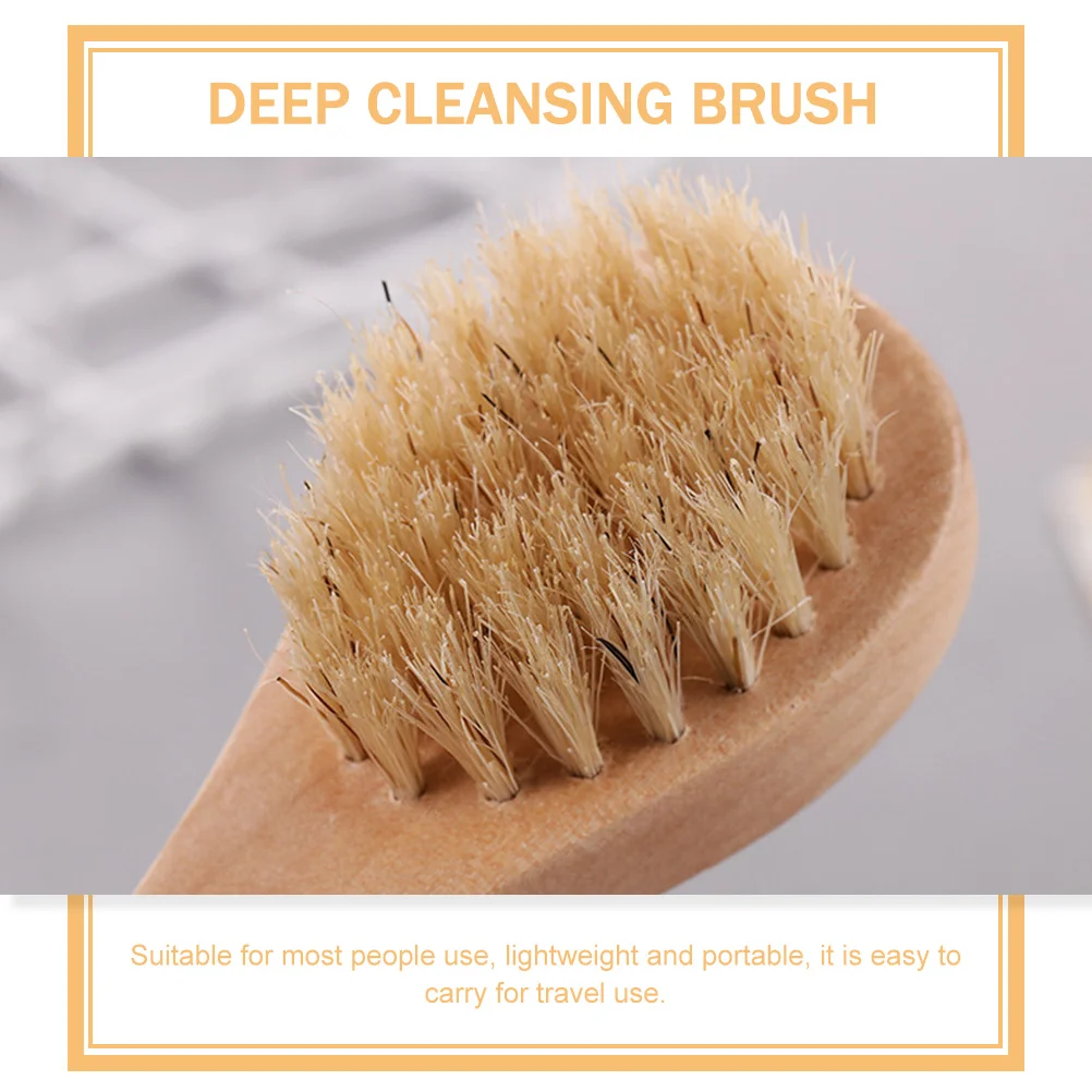 5-delige gezichtsborstel poriereiniger reiniging gezichtsbehandeling houten huidverzorging gereedschap wassen Hemu scrubber Miss Lady exfoliator