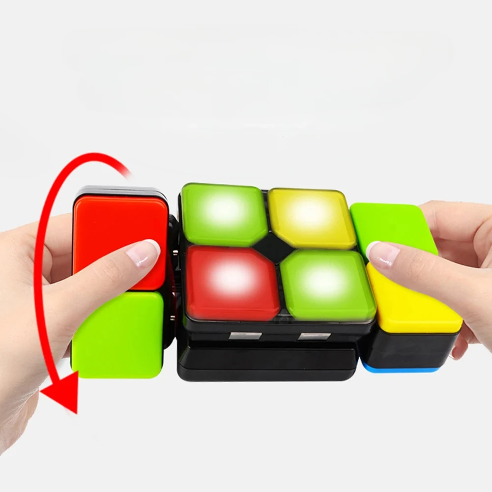 Music Magic Cube Changeable Intelligent Changeable Puzzle with Led Light Educational Electronic Toy for children Anti Stress