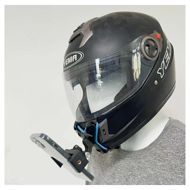 دراجة نارية خوذة حزام الذقن مشبك ، قوس الكاميرا الرياضية ، معدات ركوب ثابتة ، سهلة التركيب ، اكسسوارات السيارات #2