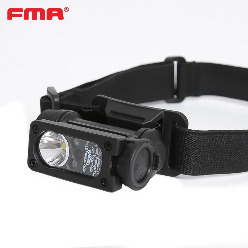 FMA Second-Generation Helmet Accessories Survival Lamp With Head Light Three Color Flashing Signal Light TB1474-DE/BK