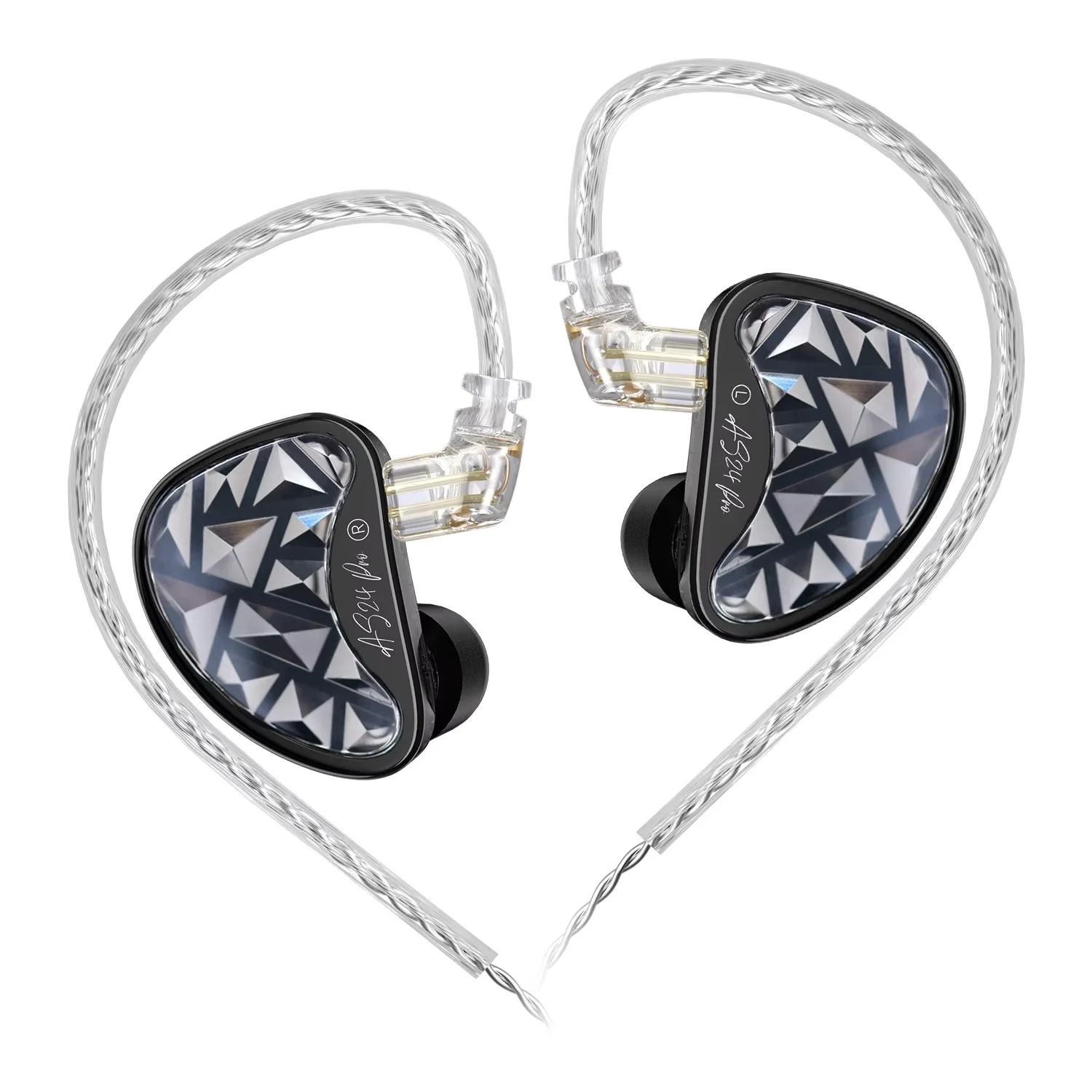 Pre-order KZ AS24 PRO 12 BA High-end Tunable IEM Hifi Headphones with High-Purity Silver-Plated Cable for HiFi Performance