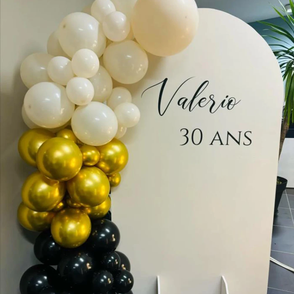 

Custom Baptism Vinyl Decal Personalized Stickers For Birthday Panel Party Backdrop Custom Baby Name And Ans Decal