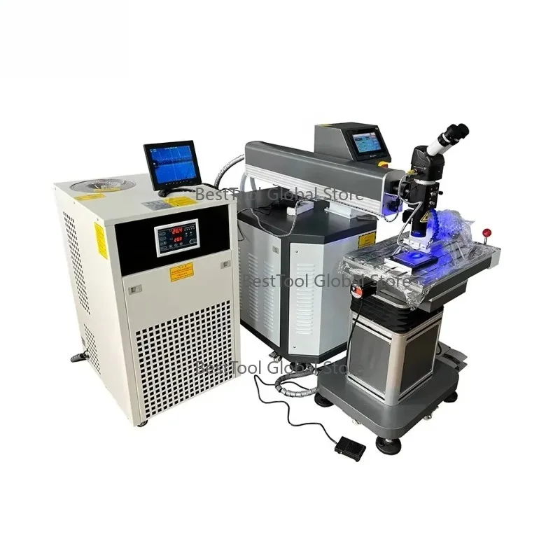 adve-rtising chain letter Mold Repair welding soldering machine with X-Y table spot laser YA-G CW welding machine C-nc Automatic