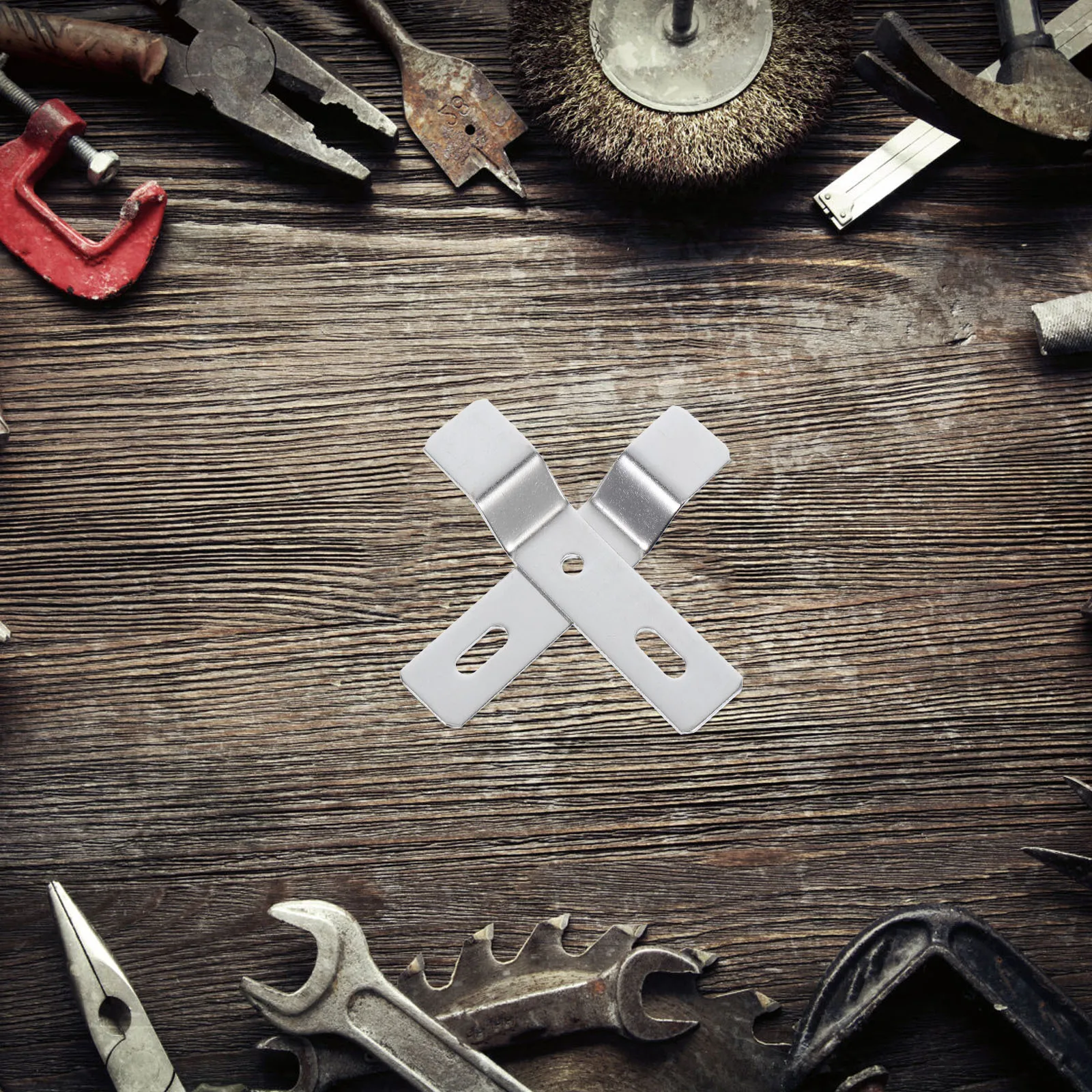 

2Pcs Bathroom Urinal Bracket Set Metal Fixing Hooks with Bolts Enhanced Stability for Wall Mounted Toilets Modern Minimalist