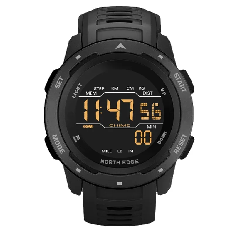 Outdoor sports waterproof smartwatch Alarm clock pedometer Mileage Calorie Multi-functional student watch