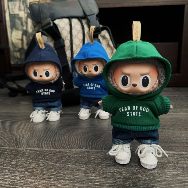 

Clothes only] one or two generations of blind box pull cloth fashion clothes casual hooded sweater jeans pull cloth