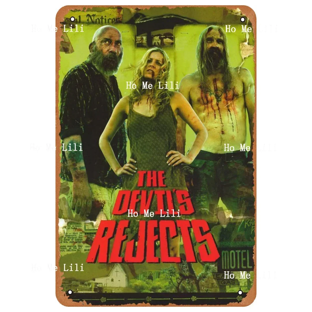 Horror Movie Metal Tin Sign The Devil's Rejects Movie Poster For Wall Decor