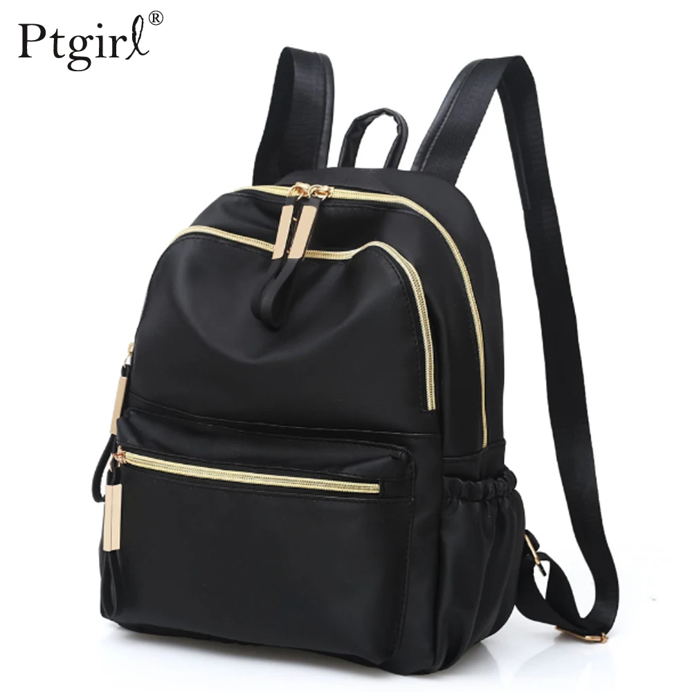 Casual Oxford Backpack Women Waterproof Nylon School Bags for Teenage Solid Color mochila escolar женский рюкзак