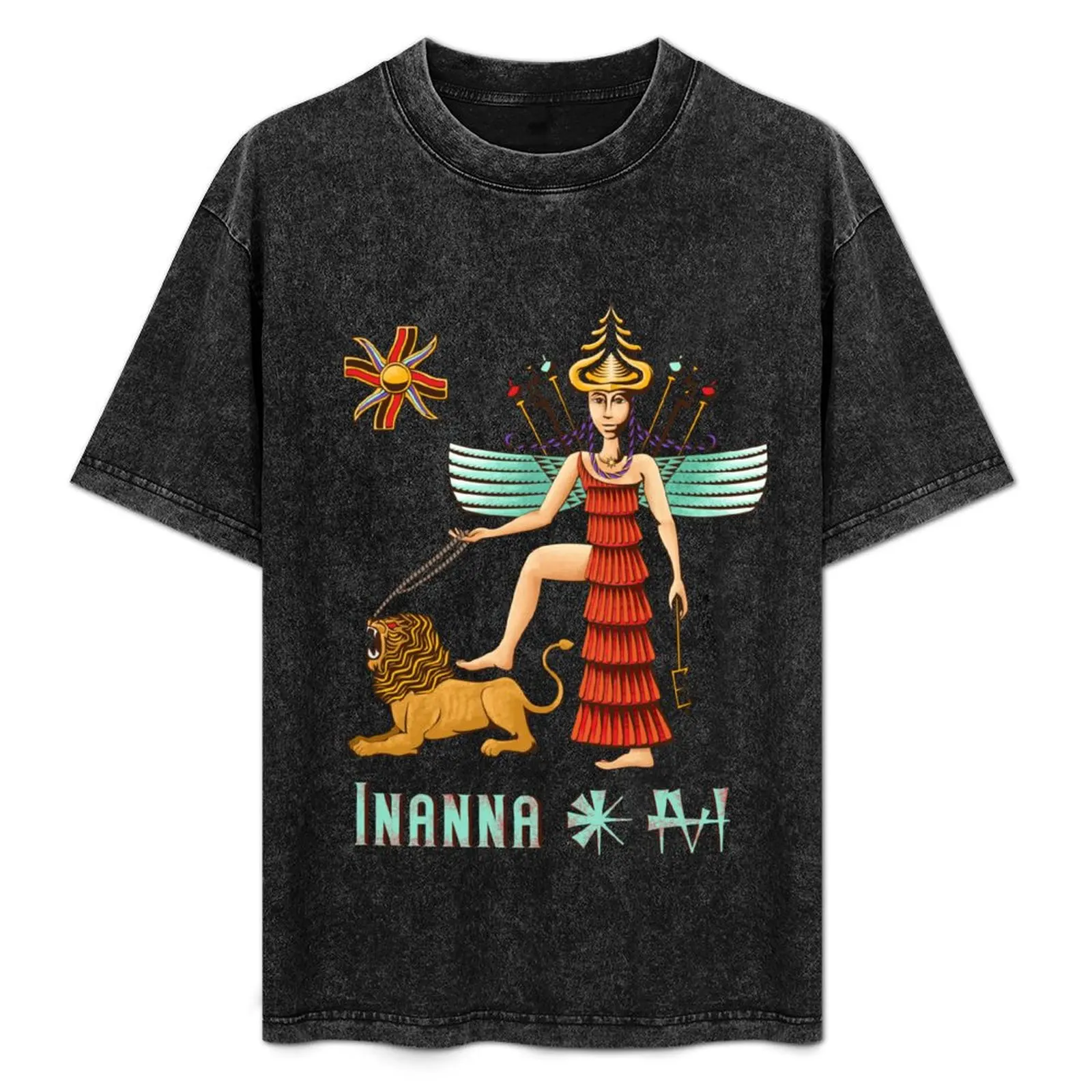 Inanna T-Shirt Personalized t-shirt anime tshirt boys animal print anime clothes mens big and tall t shirts