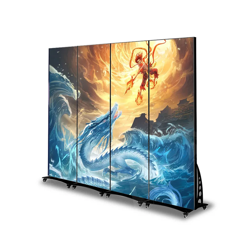 Floor Standing Indoor Led Video Advertising Screen Publicity Boards Equipment Graphic Digital Signage Led Poster Display