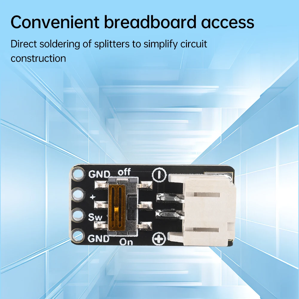 Switch JST-PH 2-pin Connector 600mA Prototype Design Of Lithium Polymer Battery Module For Li-ion Battery 6V Button Battery