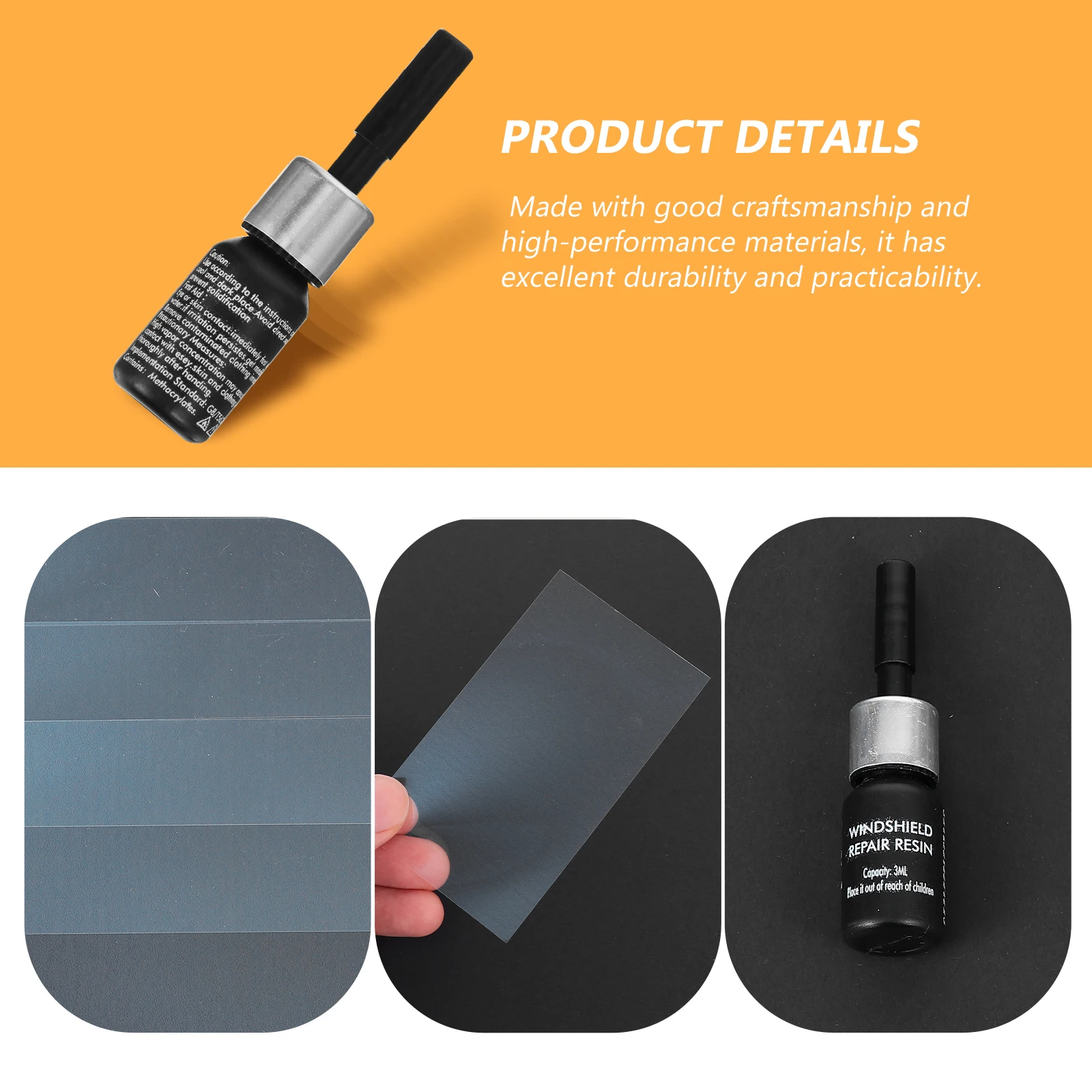 

Glass Repair Tools 2 Sets Car Windshield Glue Crack Kit Auto Vehicle Replenisher Professional Liquid Seams Disappear Maintenance