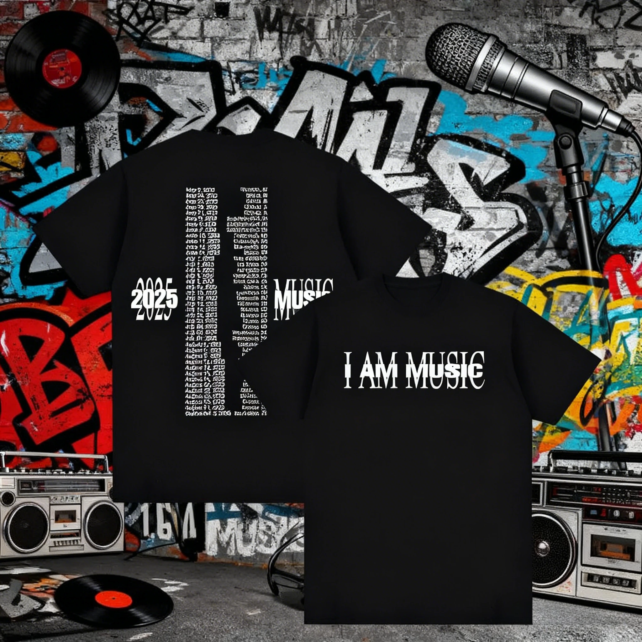 

2025 Summer Playboi Carti I Am Music Tour T-shirt Men's Cotton Short Sleeve O-neck T-shirt Loose High Quality T-shirt