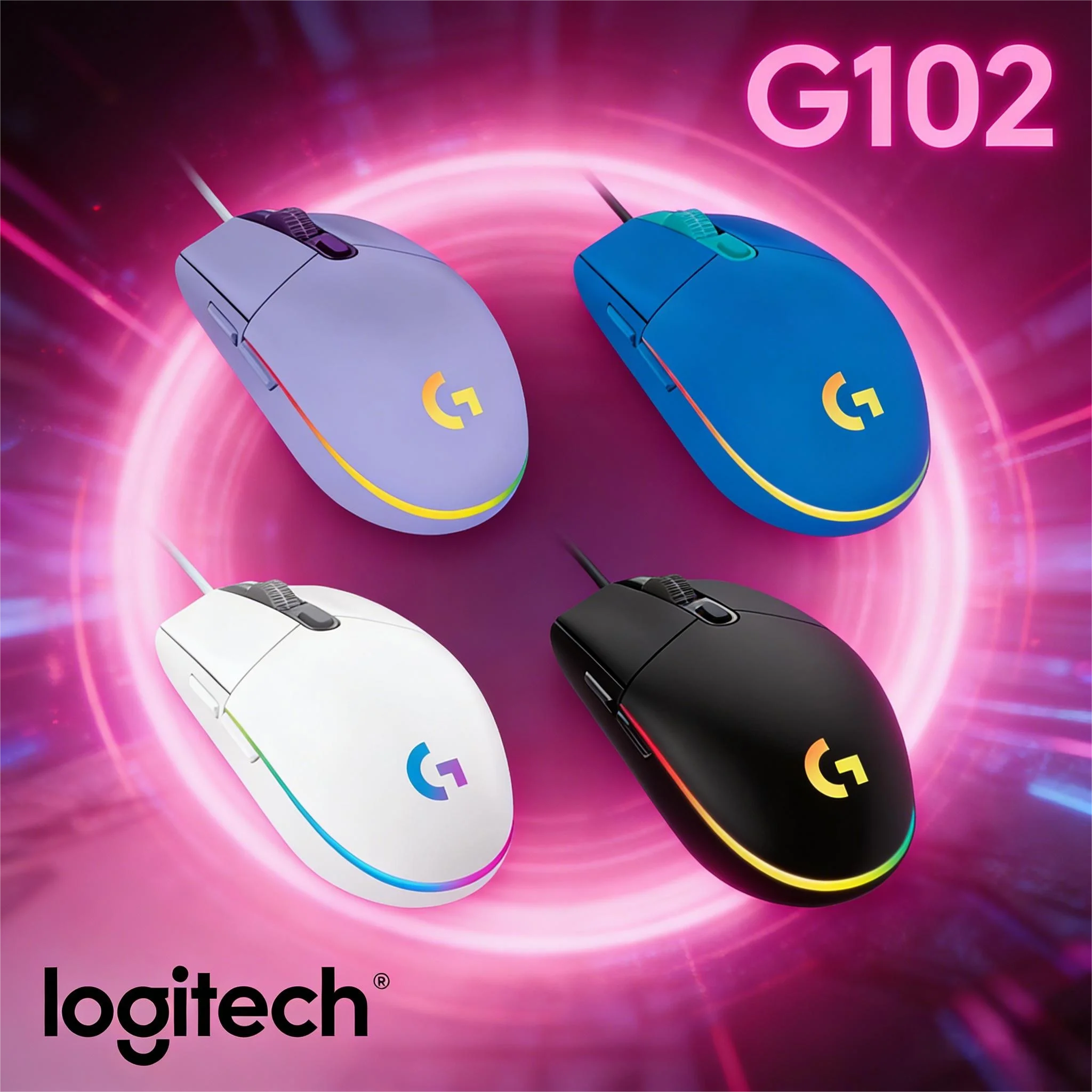 

Logitech G102 Wired Mouse, Worth It! RGB Light & Macro Buttons for Gamers