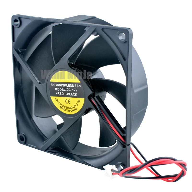 9.2cm 92mm fan 92x92x25mm DC12V 0.22A 2pin 2700rpm circular cooling fan for Chassis power supply