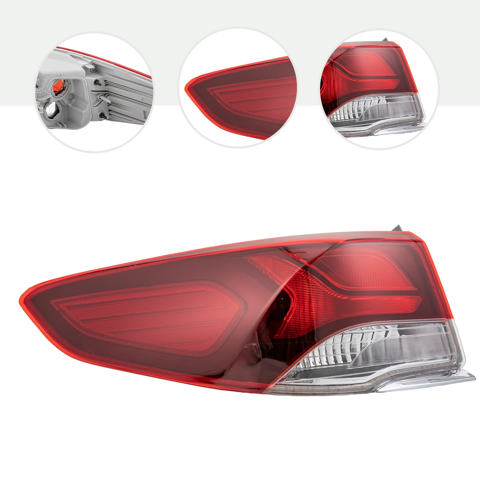 [Left Driver Side OR Right Passenger Side] Outer Tail Light Rear Lamp For Hyundai Sonata 2018-2019 OEM 92401C2500