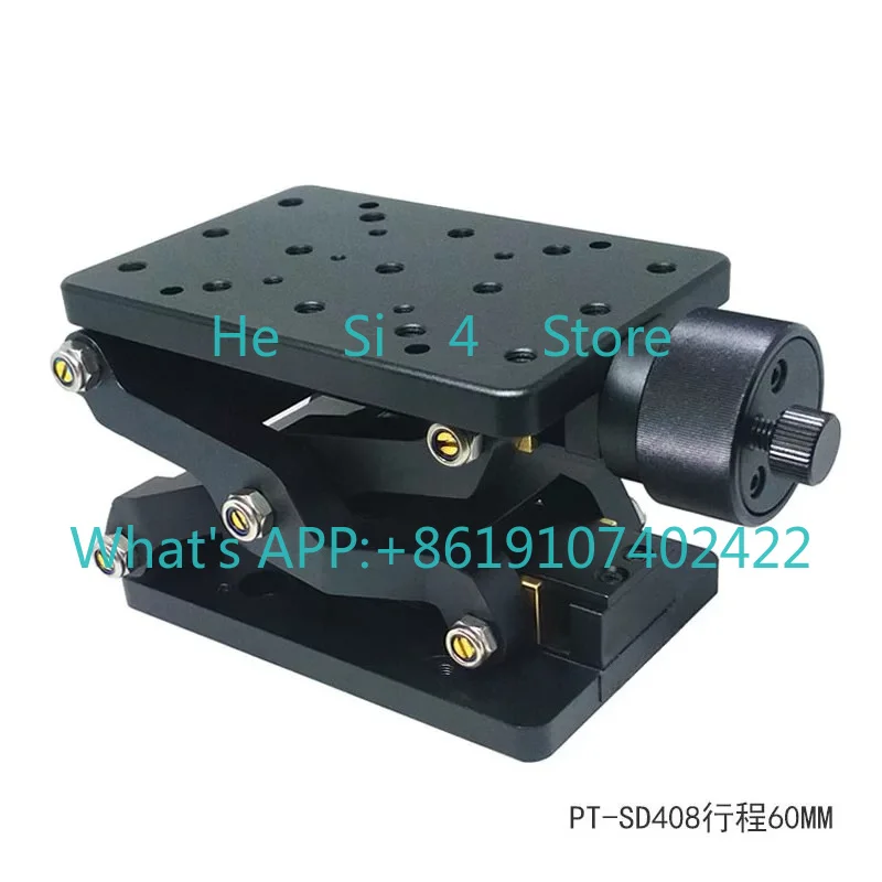 PT-SD408 Precision manual lift table Z-axis displacement table Manual translation table Shear height adjustment