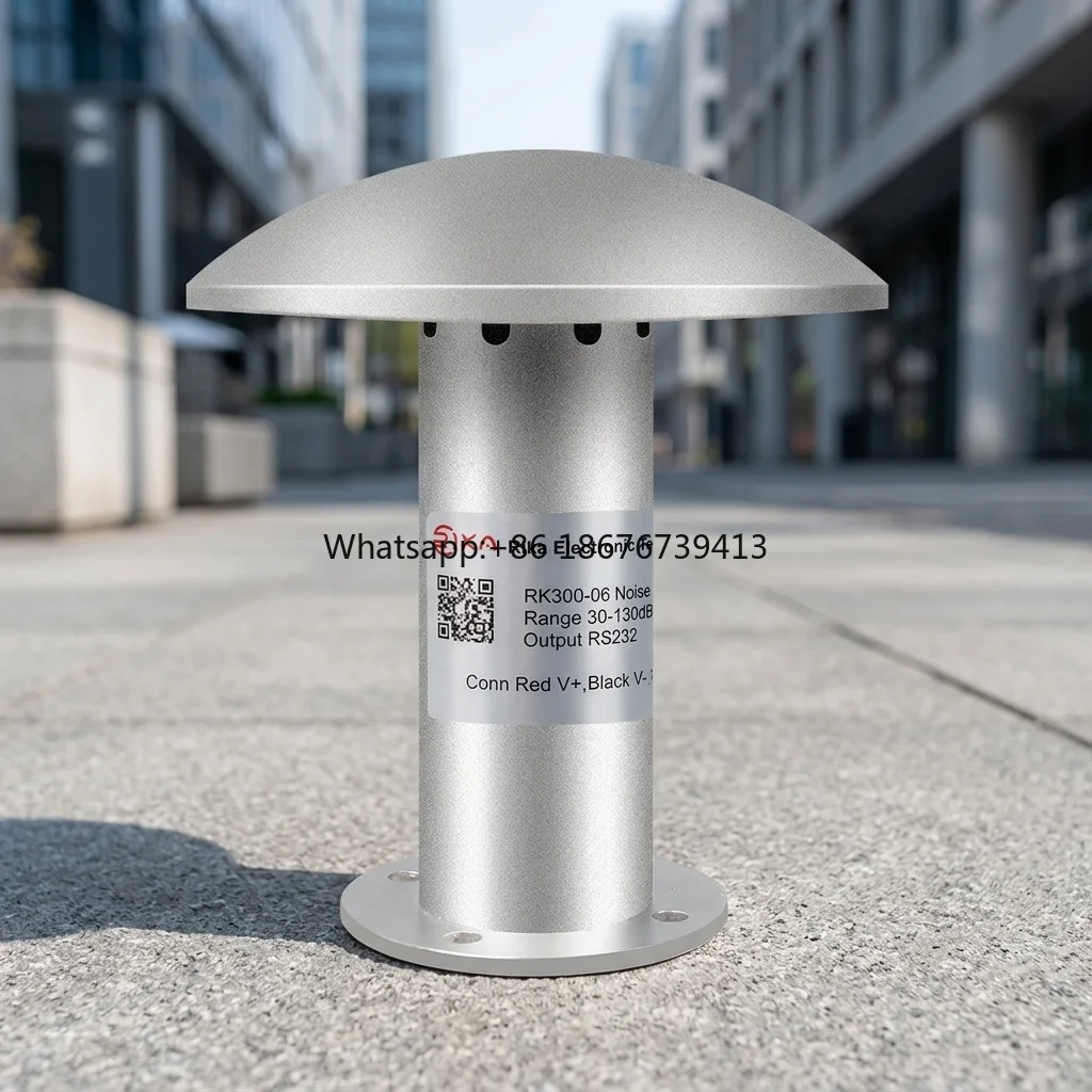 Mushroom Noise Sensor ±1.5dB Accuracy 4-20mA RS485 RS232 IP65 Industrial Sound Level Meter  300-06 Type B