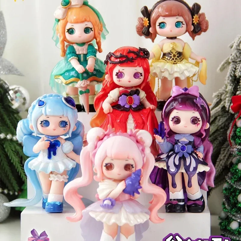 

Genuine Youli Dazzling Gem Series Blind Box Action Figure Cute Ziyuli Mystery Surprise Box Kawaii Doll Model Ornament Toy Gifts