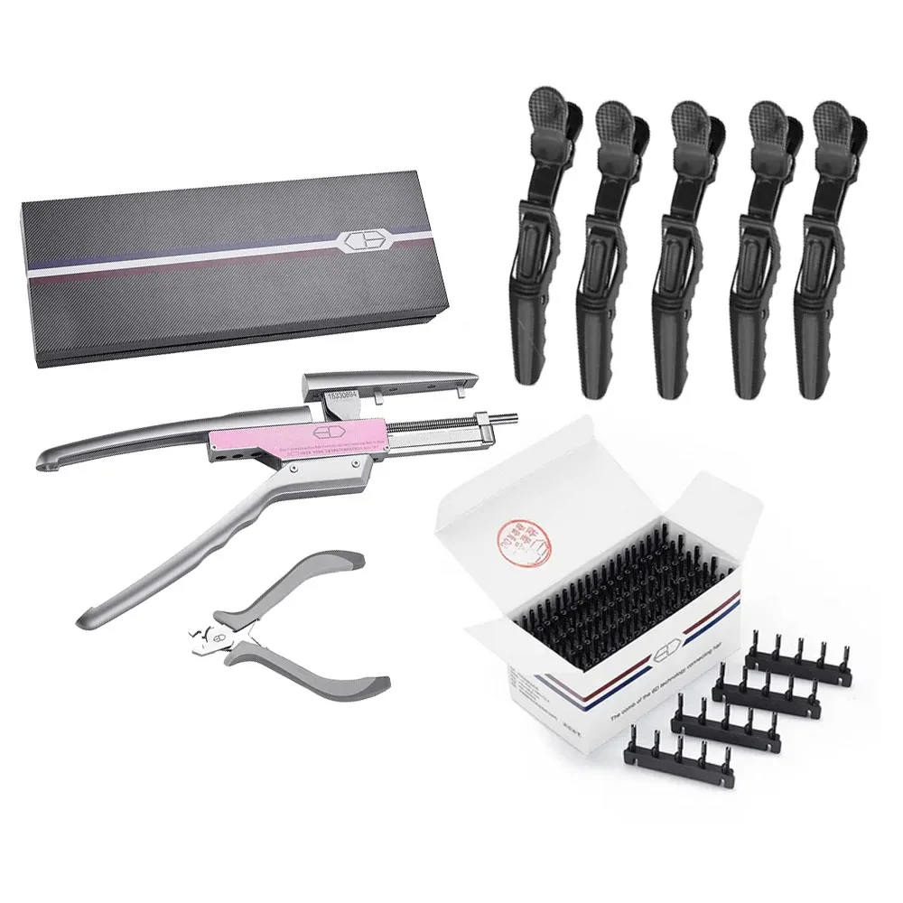 6D macchina per l'estensione dei capelli Kit pinza per la rimozione dei capelli professionale 2a generazione capelli umani senza tracce di estensione dei capelli s Tool GT Purple