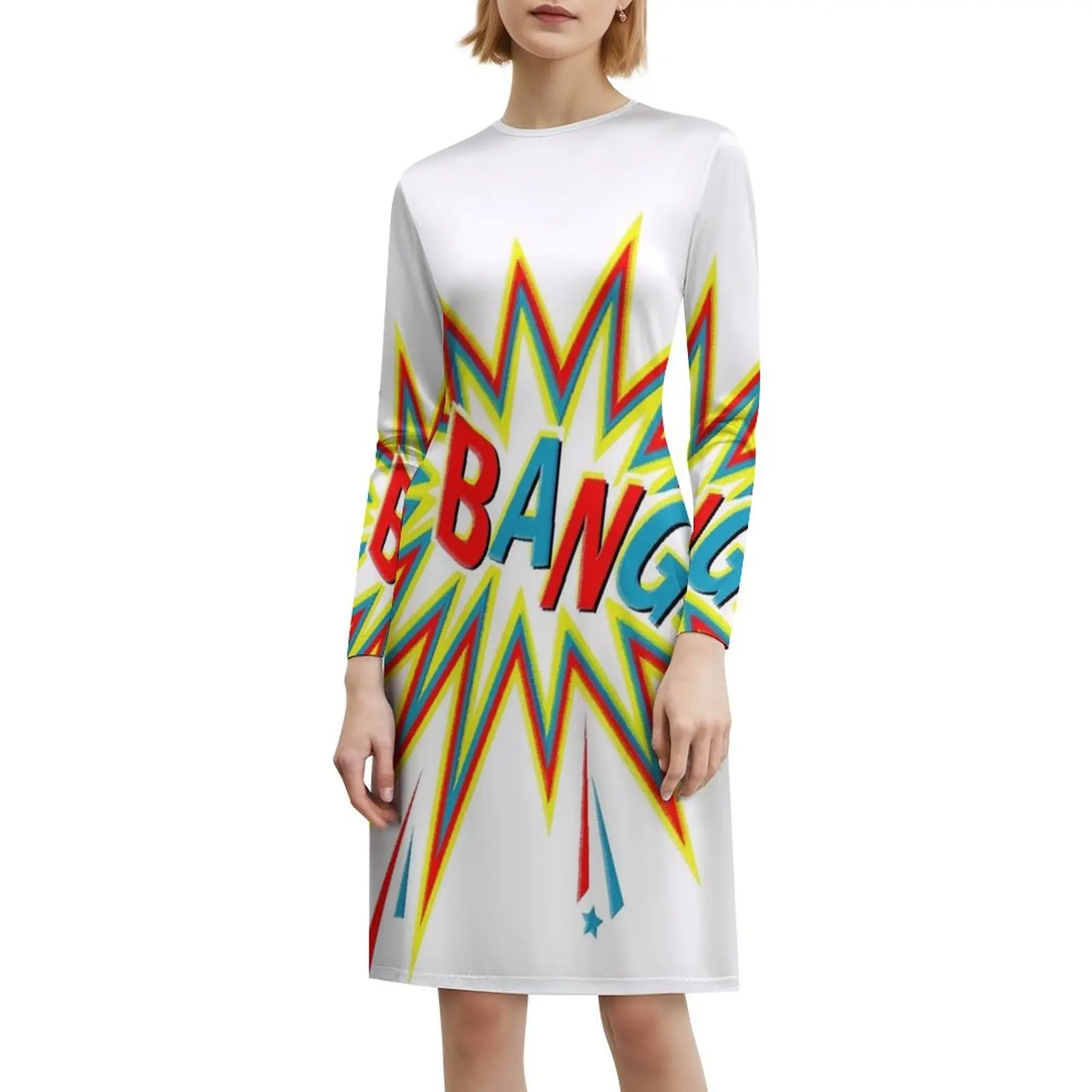 فستان بانج بوهو أنيق أنيق لحفلات الزفاف على الشاطئ وحفلات الزفاف وضوضاء كرتونية ملابس نسائية ذات لون ديناميكي أنيق #6