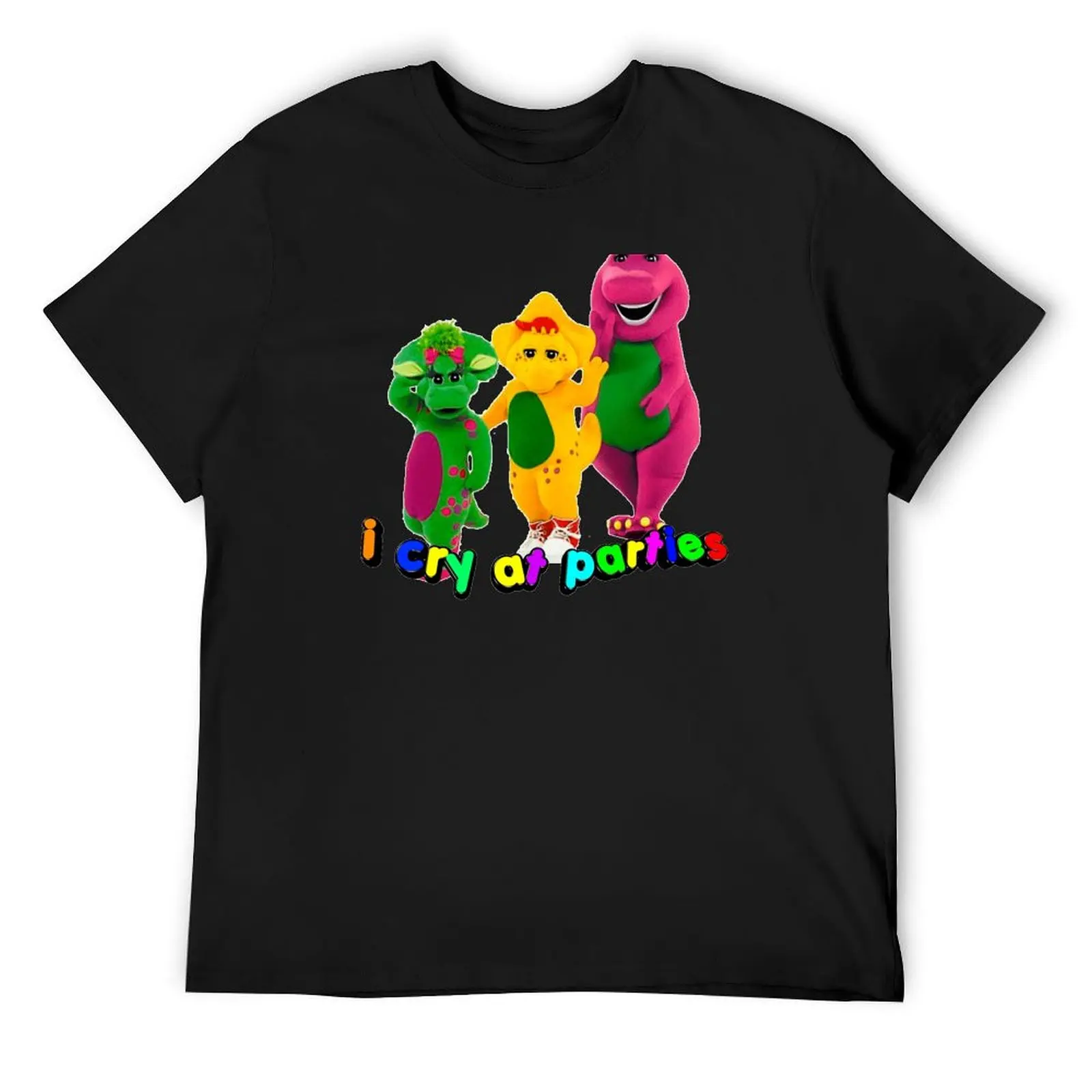 

i cry at parties T-Shirt football t shirt oversize t-shirts man summer 2025 basketball graphic tees t shirts for men cotton