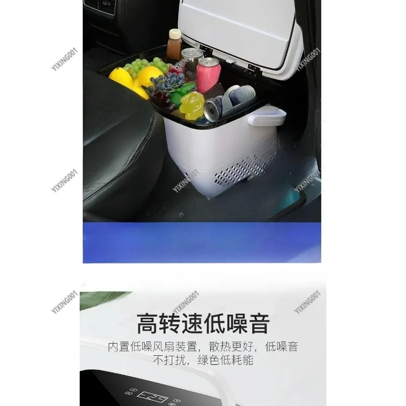 Portable Electric Compressor Freezer - 12V/24V/220V Mini Refrigerator for Household & Large Truck Cooling Tool
