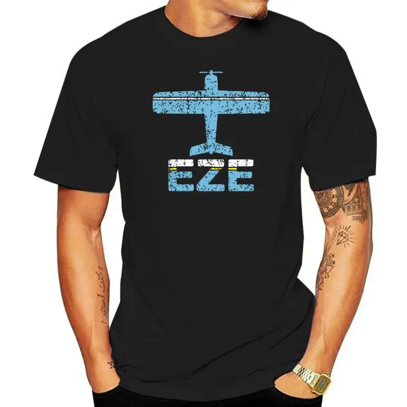 Cheap Sale 100 % Cotton Fly Buenos Aires EZE Airport T-shirt Tee - Argentina Men Cool Tee Shirt