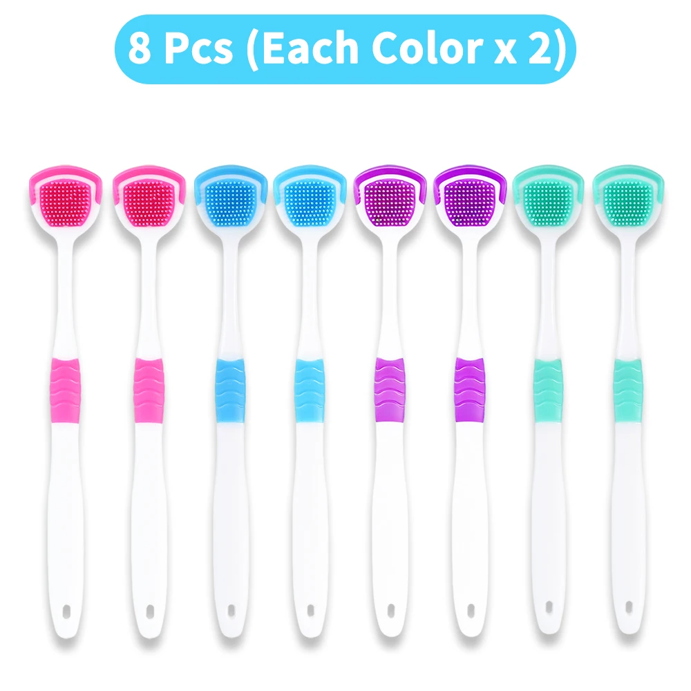 Tongschraper Mondhygiëne-instrument Direct Frisse Adem Diepe Tongreiniging Herbruikbare Mondreinigingsborstel Dagelijkse Mondverzorgingsset