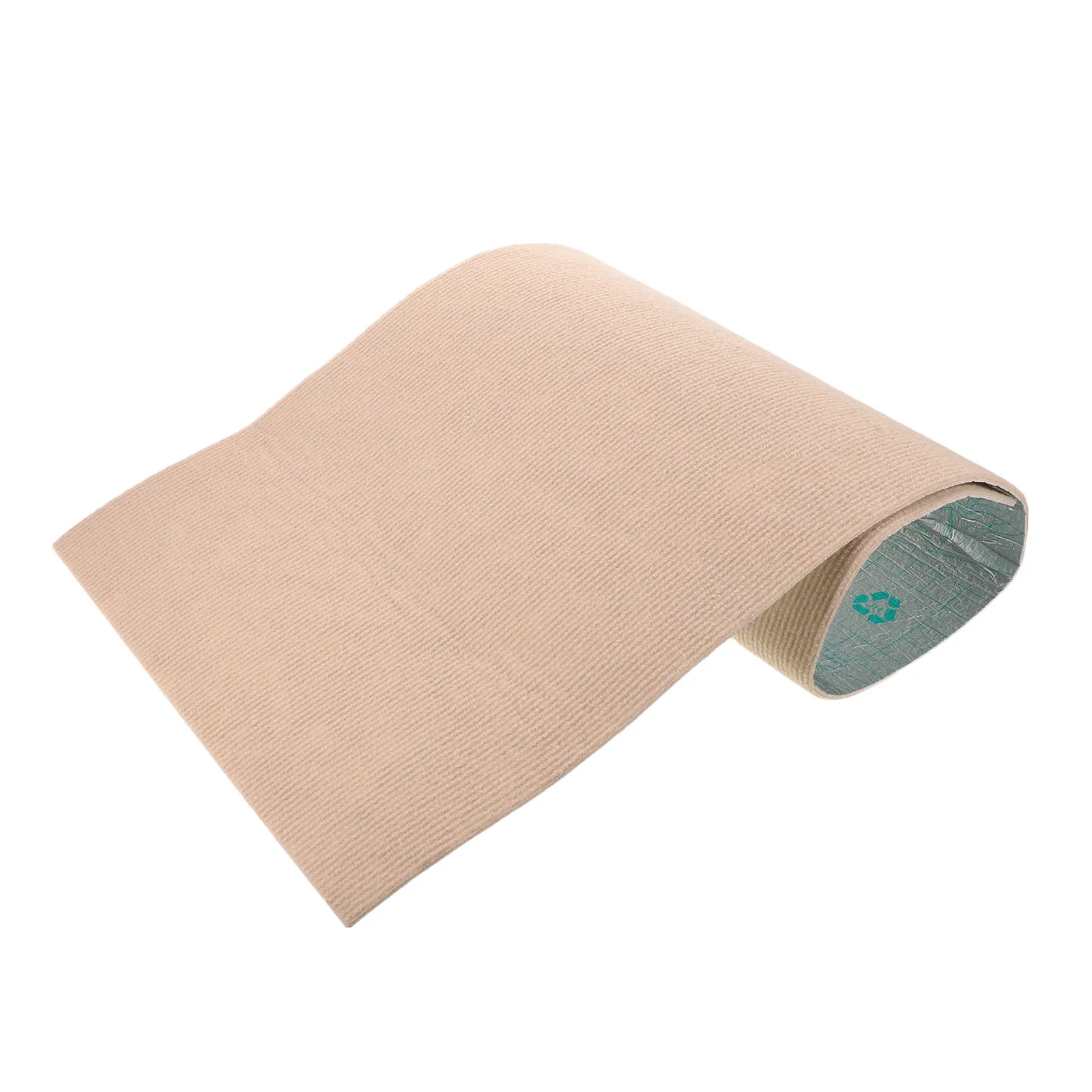Self-Adhesive Noise Reduction Mat for Ac Outdoor Unit 39x16 Inch Khaki Waterproof Uv Resistant Soundproof Pad Easy Cut Balcony