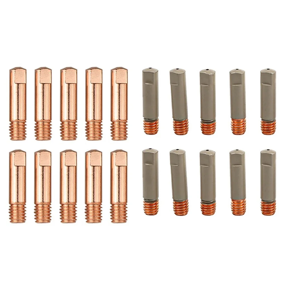 20PCS For Mig Welder Contact Tips with Non Coating 0 8 0 9mm Sizes for Welding Torch Compatible with Major Brands