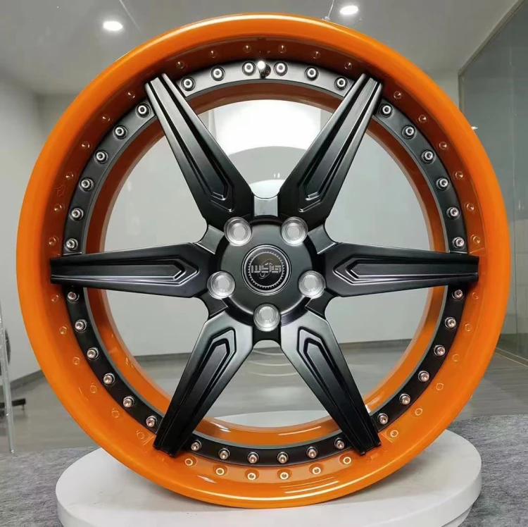 

20 21 22-inch forged rims for Lamborghini URUS Bentley Benz Audi BMW Mustang Ferrari 458 358 488 custom 2 piece forged wheels