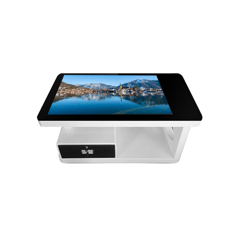 Water Proof School And Office Bar Design Lcd I5 Smart 55 Inch Kiosk Interactive Multi Touch Table Office For Restaurants