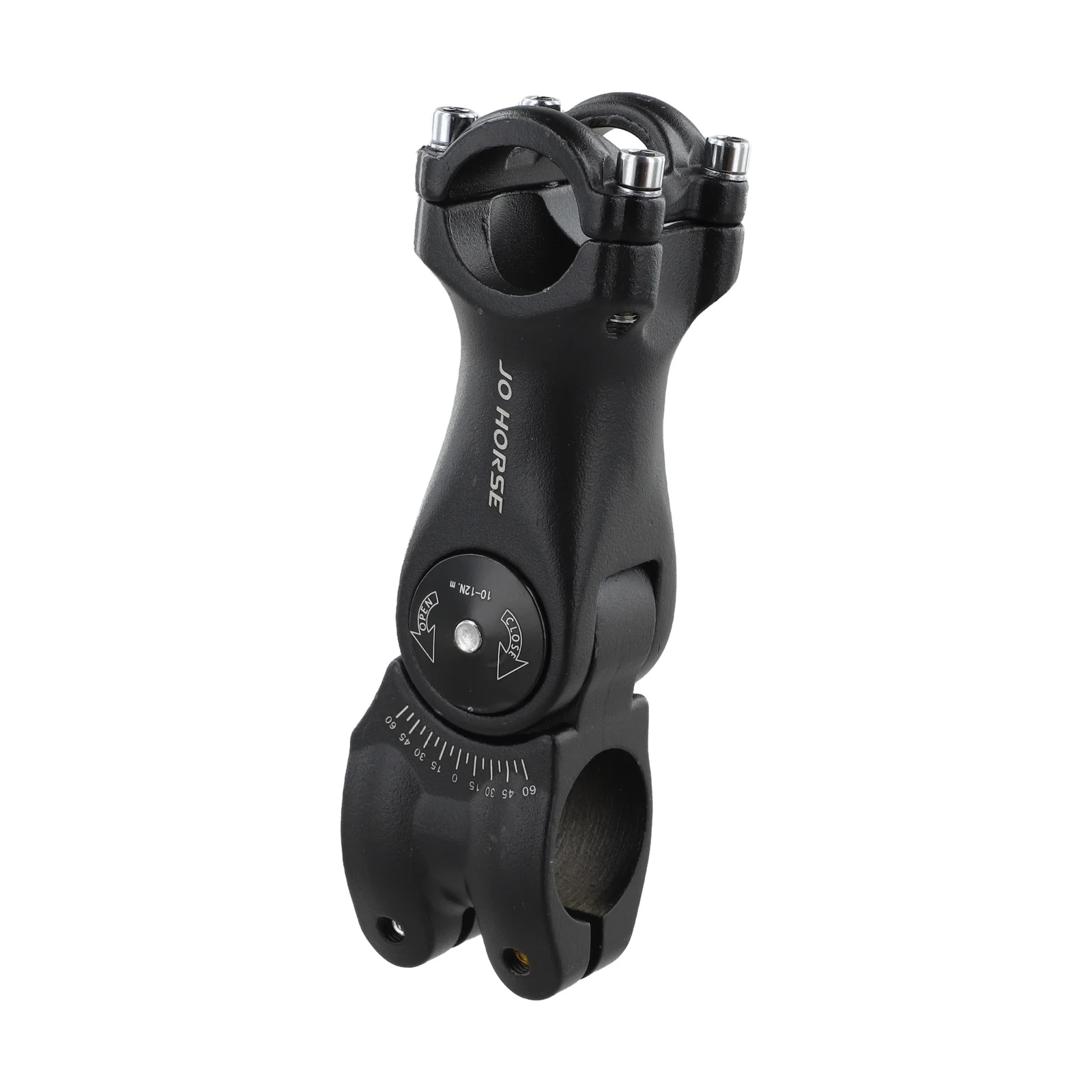 

Adjustable Bike Handlebar Riser Adjustable Bike Stem Adjustable Stem Adjustable Angle 60 To -60 Double Screw Locking Mechanism