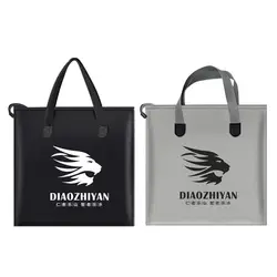 Portable Waterproof Fishing Bag Oxford Cloth Foldable Fishing Gear Pouch Large Capacity Fishing Tackle Bag