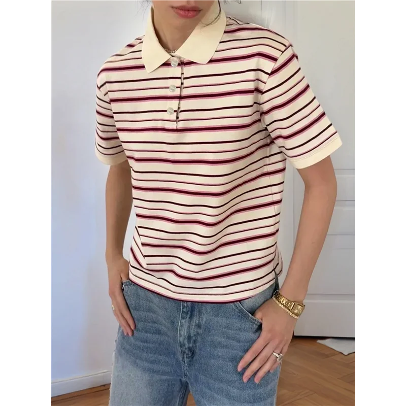 ASDS-Dames Business Casual Tops met korte mouwen Zomer V-hals Werkoverhemden 2025, Getailleerd basic overhemd met kraag