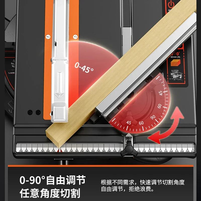 hot sales compound saw 10 inch woodworking miter saw aluminum table saw dual-purpose integrated machine profile cutting machine