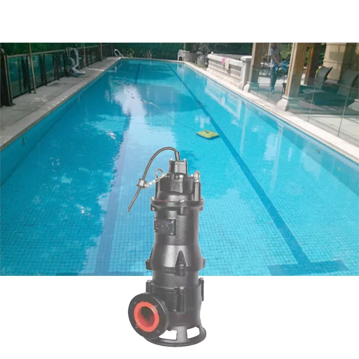 Tauchbare Abwasserpumpe aus Edelstahl für Schwimmbad