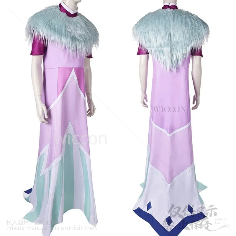 Anime Helluva Cartoon Andrealphus kostium Boss długa spódnica sukienka na Halloween Anime mężczyzna kobieta Halloween boże narodzenie dostosowane