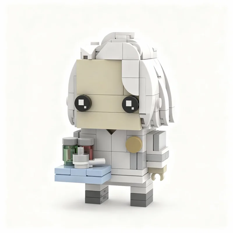 

191pcs MOC Nurse Christine Chapel Brickheadz Model Building Blocks Construction Toy Christmas Gifts DIY Creative Idea Education