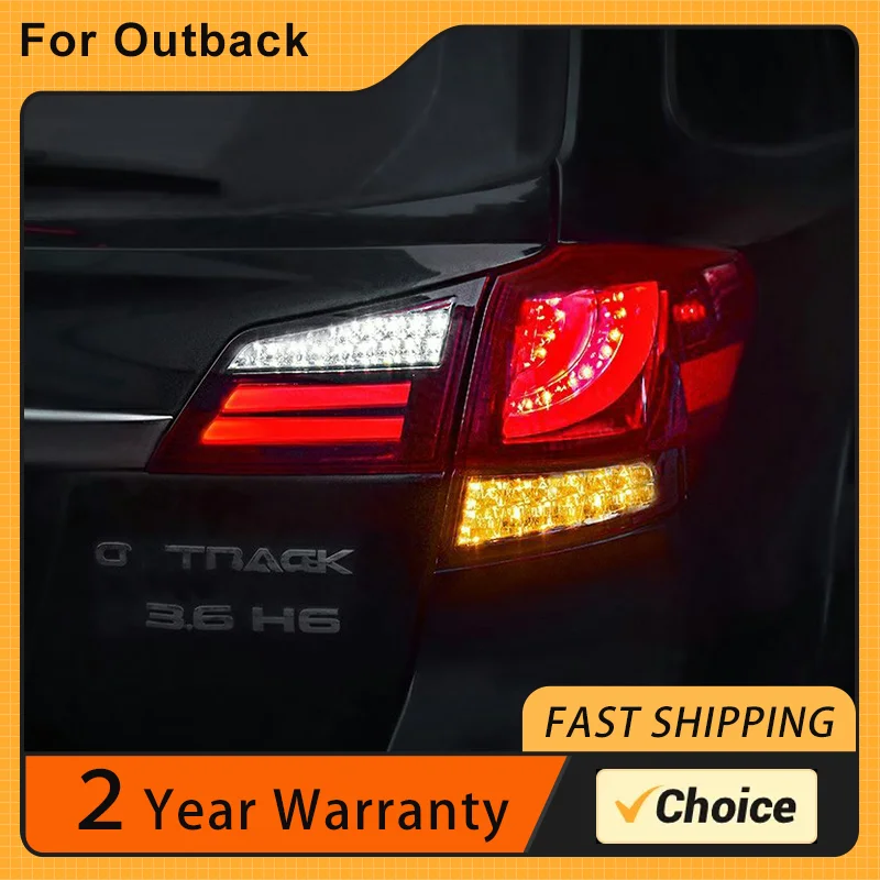 

LED Rear Tail Light For Subaru Outback 2010 2011 2012 2013 2014 Modification Car Taillight Brake Turn Signal Lamp Accessories