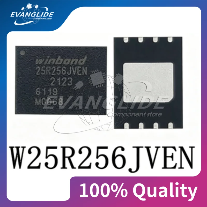 2 PCS/LOT W25R256JVEIN W25R256JVEIN 25R256JVEN W25R512JVEIN 25R512JVEN WSON-8 CHIP