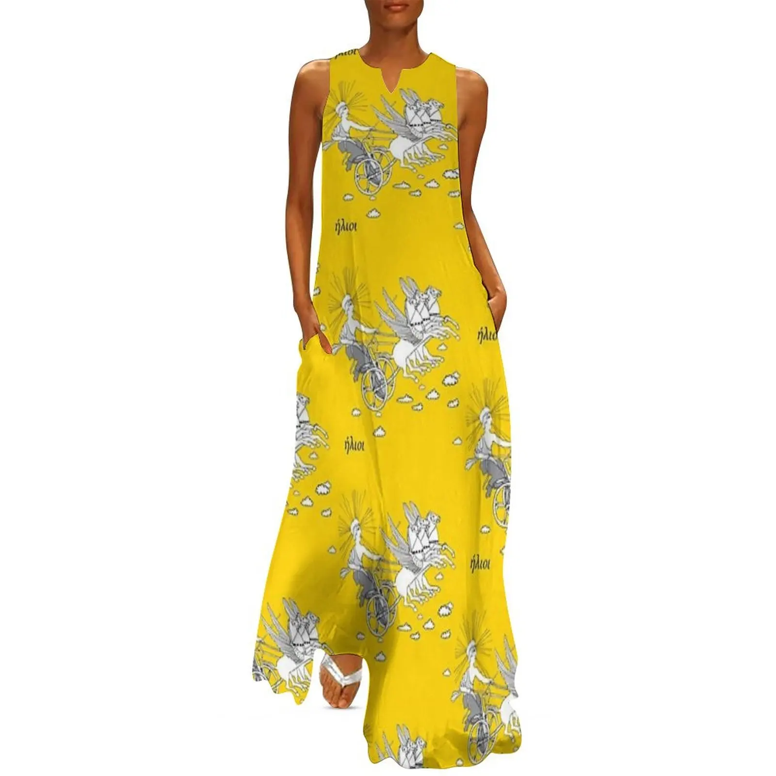 

Helios Sun god Long Dress luxury dresses women evening dress evening dress women chic and elegant evening